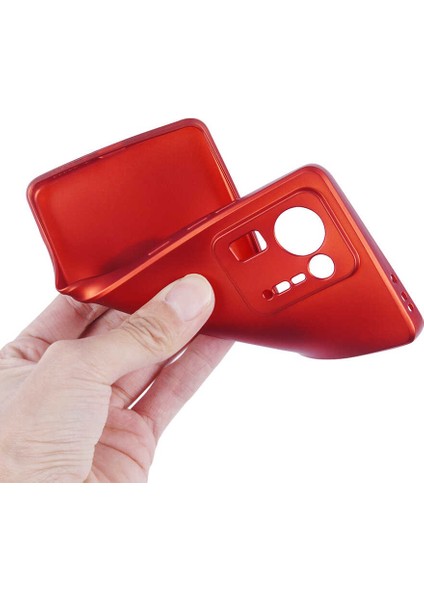 Xiaomi Mi Mix 4 Kılıf Mbfx Premier Silikon Kapak-Kırmızı modelleri