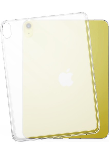iPad 10.9 2022 (10.nesil) - Uyumlu Uyumlu Mbfx Tablet Süper Silikon Kapak-Renksiz fiyatları