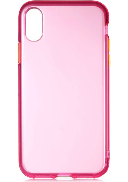 iPhone x Uyumlu Mbfx Bistro Kapak-Pembe