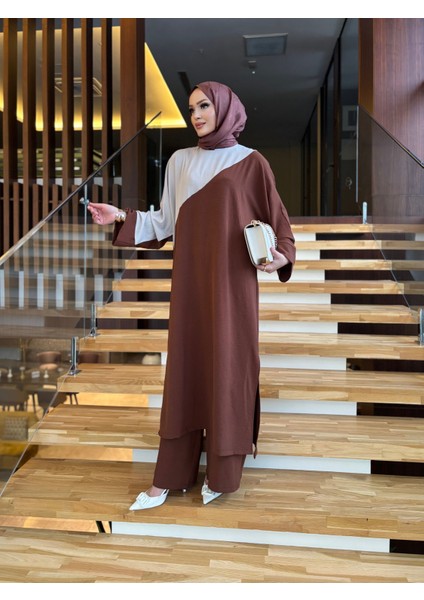 Çift Renk Tunik & Pantolon Takım