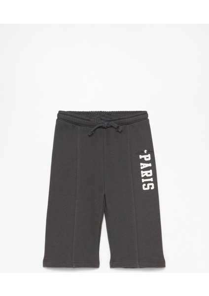Kız Çocuk Pamuklu Siyah Ballet Team Yazılı Eşofman Takımı - Sweatshirt ve Alt Üst Takım modelleri