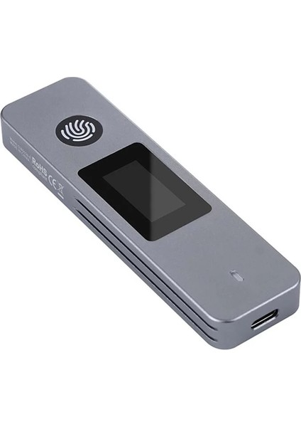 Parmak Izli SSD HDD Kutusu USB 3.2 Gen 2 Type-C M.2 Nvme CU855SN-F