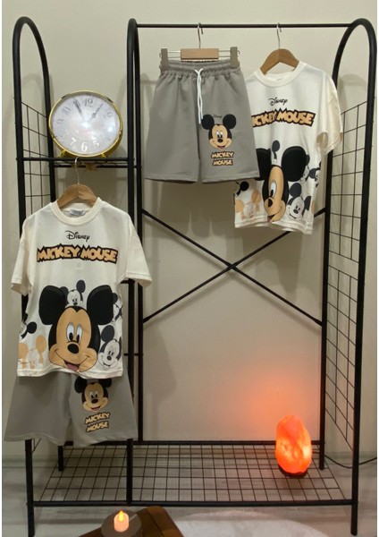 Mickey Mouse Mükemmel Baskı Kaliteli Erkek Çocuk Alt Üst Takım modelleri