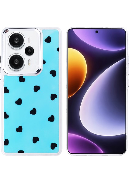 Redmi Note 13 Pro 4g Kılıf Airbag Tasarımlı Mbfx Hadra Kapak - Kalp