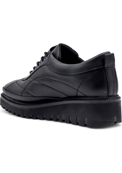 7667 Kadın Hakiki Deri Comfort Ayakkabı Siyah fırsatları