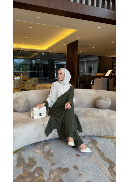 Çift Renk Tunik & Pantolon Takım