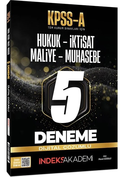 Indeks Akademi 2026 Kpss A Grubu 5 Deneme Çözümlü - Murat Güzelli
