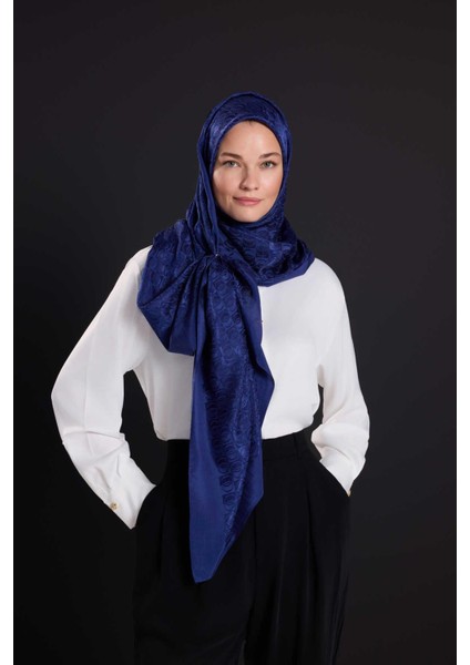 Dama Logo Shiny Jakar Şal 70X190 modelleri