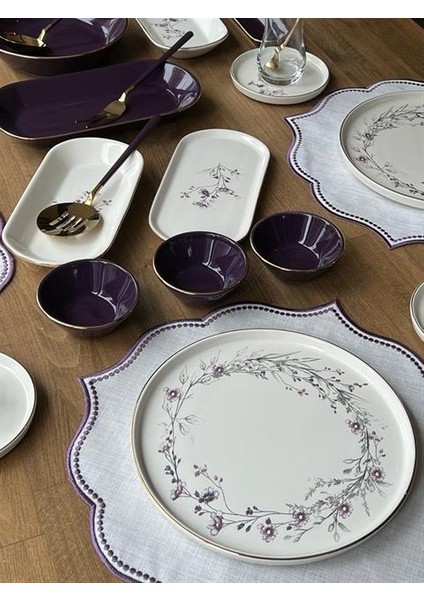 Kahvaltı Takımı Glore Lavender 46 Parça 6 Kişilik indirimleri