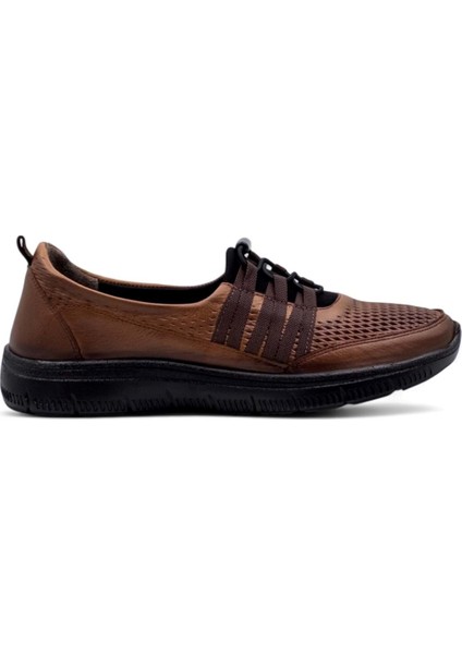 8278 Kadın Hakiki Deri Comfort Ayakkabı Taba