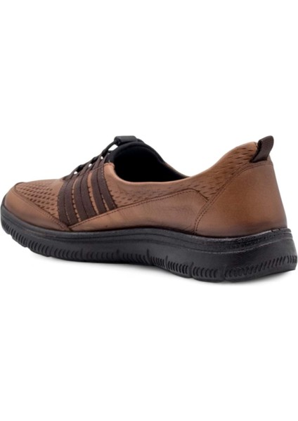 8278 Kadın Hakiki Deri Comfort Ayakkabı Taba fırsatları