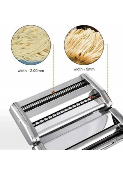 3 Fonksiyonlu Hamur Kesme Makinesi, 9 Kademeli Kalınlık Ayarlı Erişte ve Makarna indirimleri