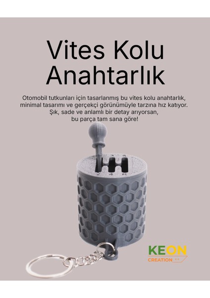 Vites Kolu Anahtarlık