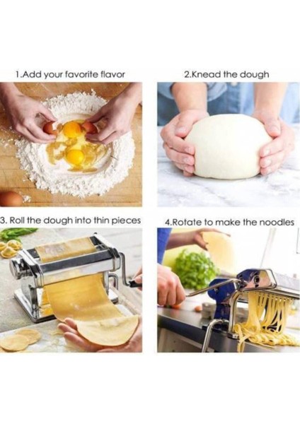 Paslanmaz Erişte ve Mantı Kesme Makinesi, Pratik ve Kolay Kullanım indirimleri