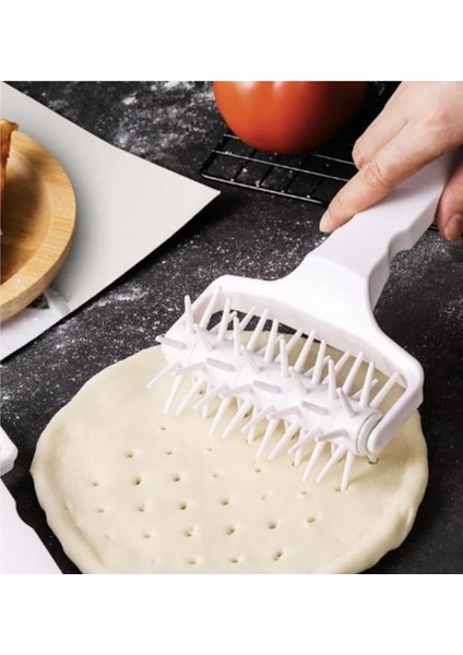 Pratik Plastik Hamur Açma Rulo, Şekillendirici ve Pizza Milföyü Aracı