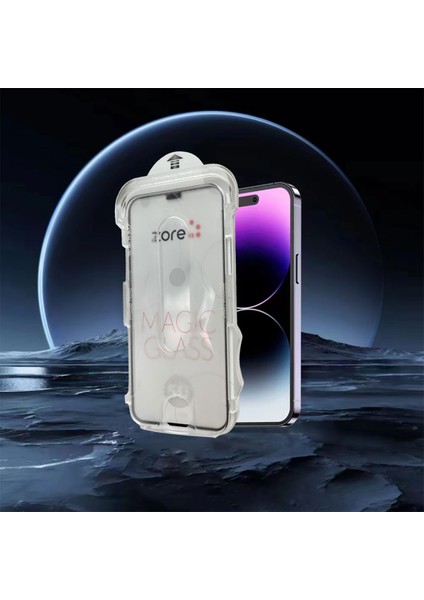 Apple iPhone 16 Pro Max Mbfx Kolay Uygulama Aparatlı 5d Magic Glass Cam Ekran Koruyucu indirimleri