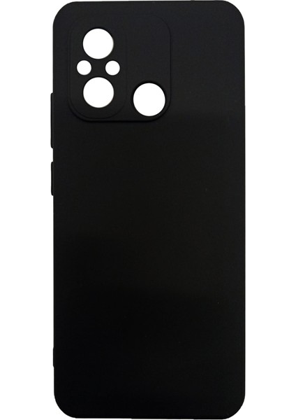 Xiaomi Redmi 12C Kılıf Mbfx Biye Silikon-Siyah