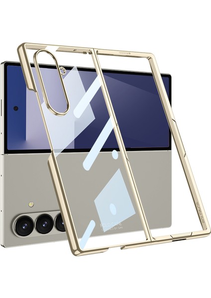 Galaxy Z Fold 7 Kılıf Full Camlı Kıpta Kapak