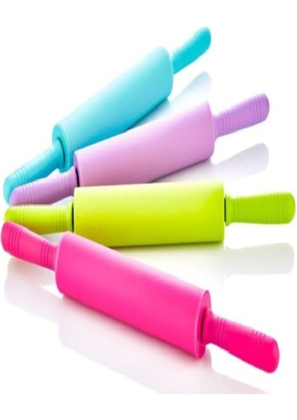 Yumuşak Silikonlu, Yapışmaz Hamur Açma Merdane, Mutfak Için Ideal Araç