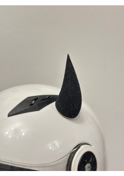 Motor & Motosiklet Siyah Simli Şeytan Boynuzu Kask Dış Aksesuar modelleri