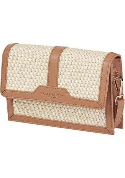 Taba Hasır Işlemeli Kadın Çapraz Çanta