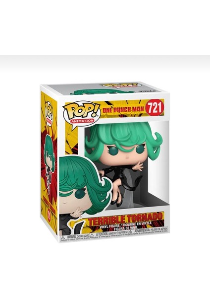 Pop! Animation: One Punch Man - Terrible Tornado #721 Koleksiyon Figürü