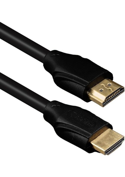 Fully G-507BS Siyah 19+1 Gold Uç 3 Metre V2.0 3 Metre 4K Hdmı Kablo Pc Bilgisayar Uydu Cihazı Görüntü Kablosu