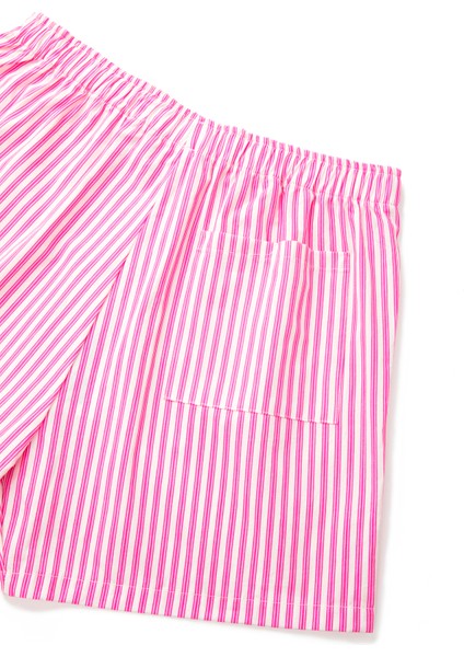 Pembe Çizgili Boxer Şort