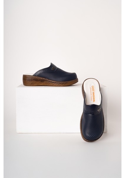 Lacivert Vivacolor Klasik Kadın Sabo Terlik Ortopedik Doktor Hemşire Hastane Terliği fiyatları