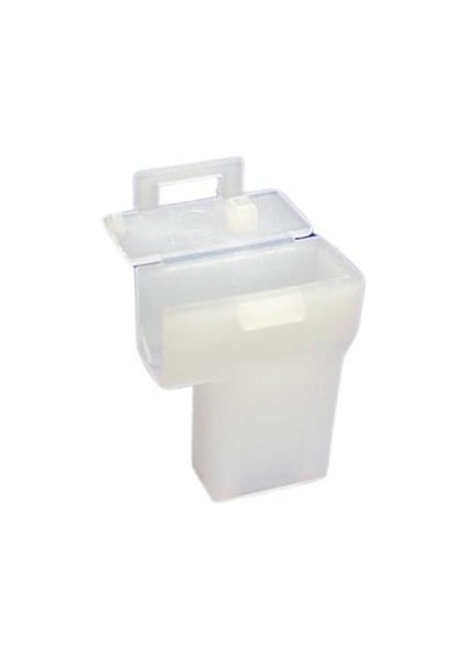 Tekli Konnektor Kilitlemeli (Fiş Kılıfı) Standart 6.3 mm (Beyaz) (Eğri)