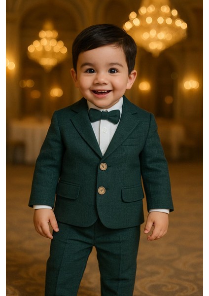 Erkek Bebek Ceketli 4 ' Lü Takım