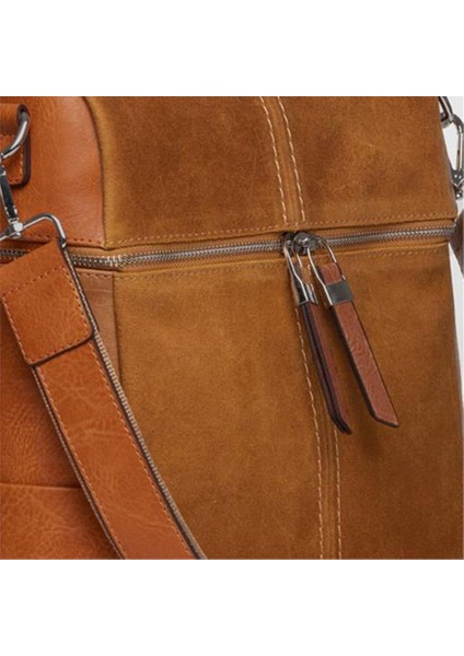 Taba Nubuk Deri Lilly-S Kadın Sırt ve Omuz Çantası modelleri