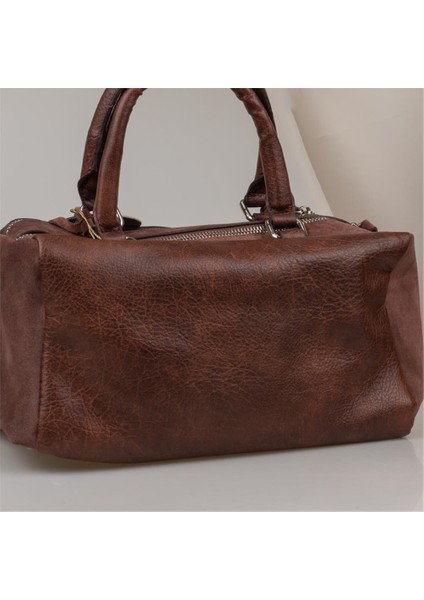 Kahverengi Dandelion Nubuk Deri Kadın Casual El Çantası fiyatları