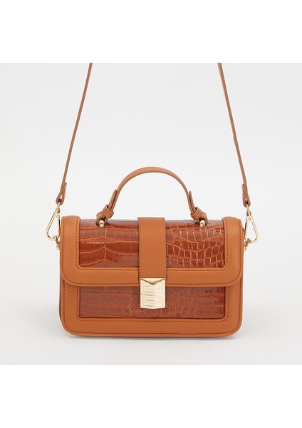 Taba Kroko Deri Kadın Rugan El Çantası fiyatları