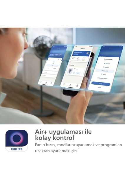 3000 Serisi Vantilatör Güçlü ve Ultra Sessiz, 19 Db 30 Metreye Kadar Etkili (Telefonla Kontrol)+ Uçucu Lavanta Yağı modelleri