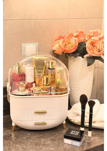 Çekmeceli Çok Amaçlı Düzenleyici, Şık Krem Renk Tasarım modelleri