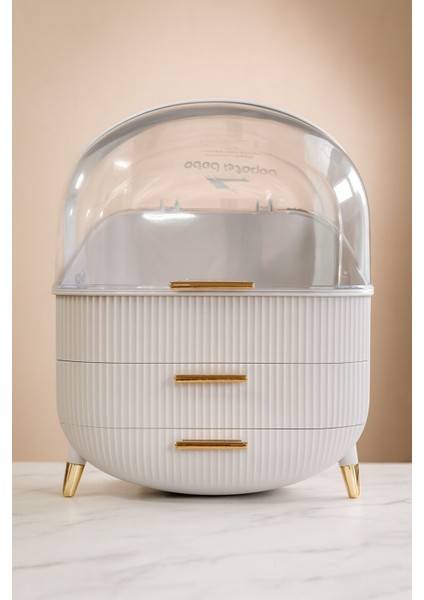 Cappucino Renkli Çekmeceli Makyaj ve Takı Düzenleyici, Şık ve Kullanışlı Organizer modelleri