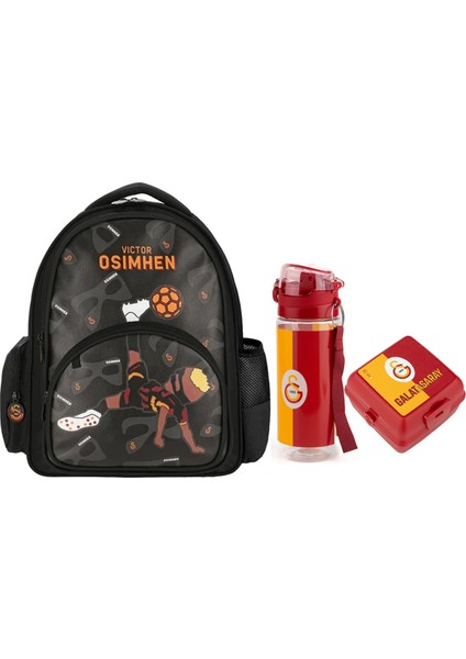 Taraftar Galatasaray Çanta+ Suluk+ Beslenme Kabı Set 13