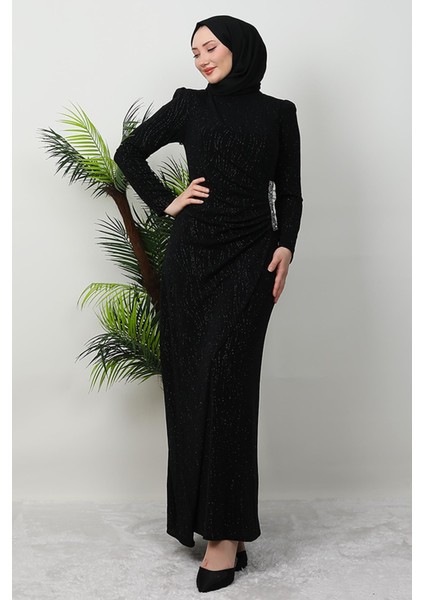 Tuğçe Tesettür Elbise Siyah fiyatları