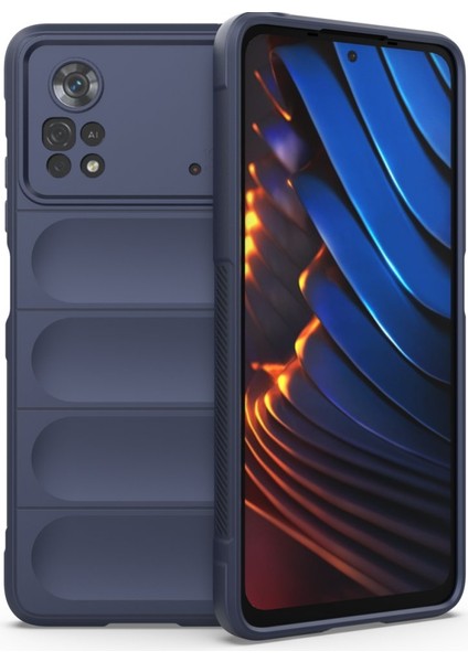 Xiaomi Poco X4 Pro 5g Kılıf Elde Tutma Kolaylıkla Kaydırmaz Kenar Line Dizayn Optietnik Kapak