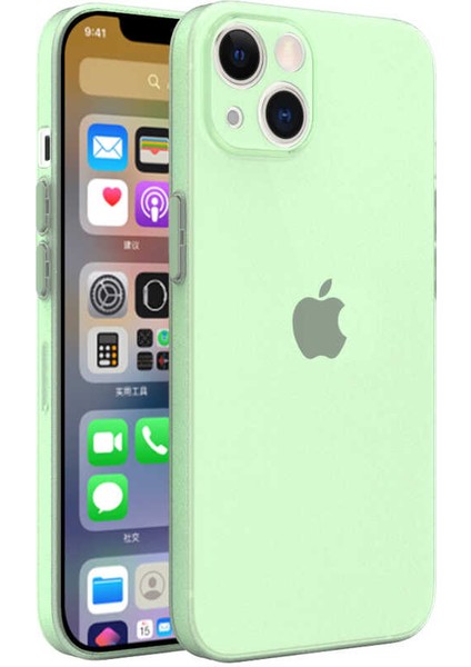 iPhone 13 Kılıf ​​mbfx Tiny Kapak-Açık Yeşil