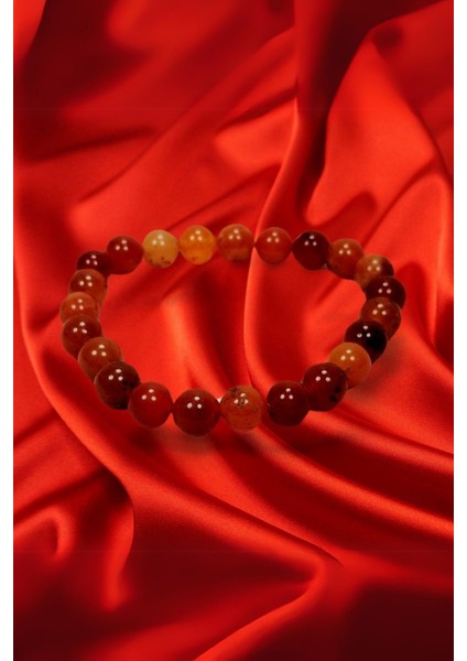 Akik Doğal Taş Bileklik Kutulu modelleri