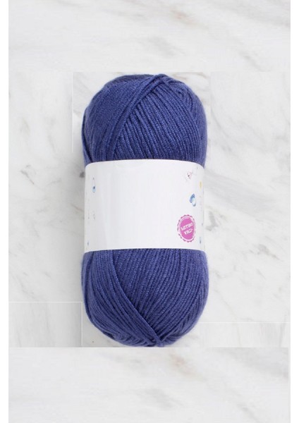 Büro Ev Ofis Hobi Dikiş Atölyesi İçin Açık Lacivert El Örgü İpi