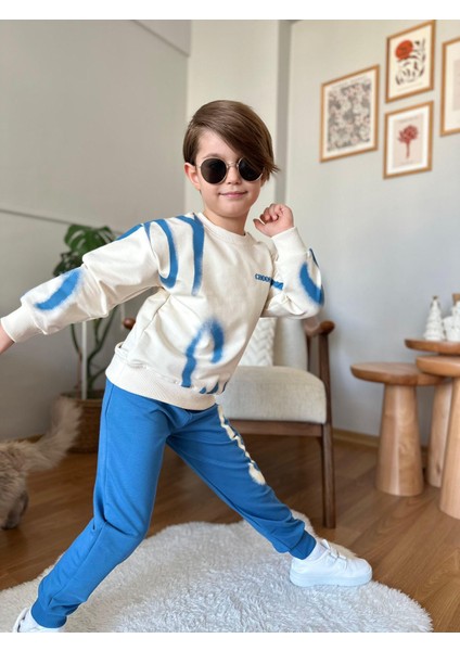 Choose Joy Çocuk Sweatshirt ve Eşofman Takımı 1314 M