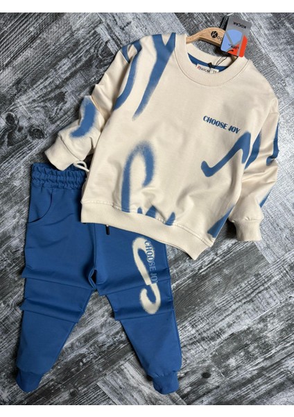 Choose Joy Çocuk Sweatshirt ve Eşofman Takımı 1314 M modelleri