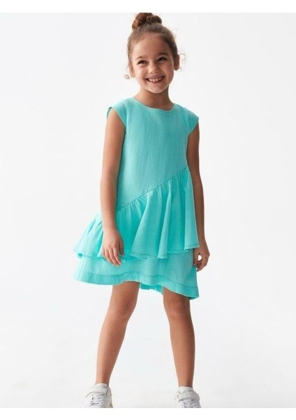 Kız Çocuk Katlı Jile Elbise fiyatları