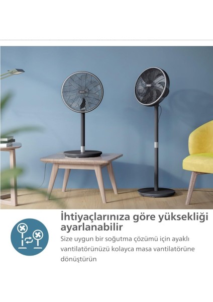 Uzaktan Akıllı Kontrol 3000 Serisi Vantilatör, Silentwings Teknolojisi ile Güçlü ve Ultra Sessiz + Yün &hav Temizleyici fiyatları