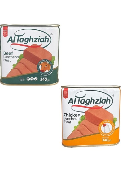 Chicken Luncheon Meat ( Tavuk Salam ) 340 gr + Beef Luncheon Meat ( Et Salam ) 340 gr