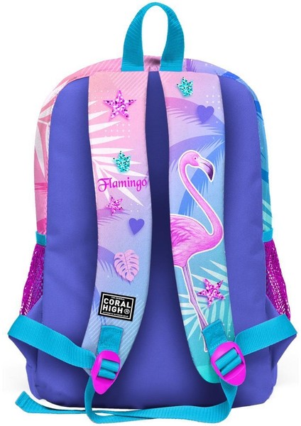 Coral High Kids Lavanta Pembe Flamingo Desenli 3’lü Okul Çanta Seti SET0123705 fiyatları