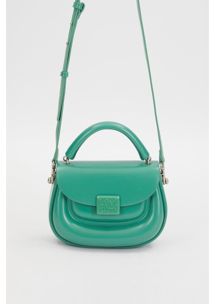 Yeşil Kalpli Taş Askılı Kadın Klasik El Çantası modelleri